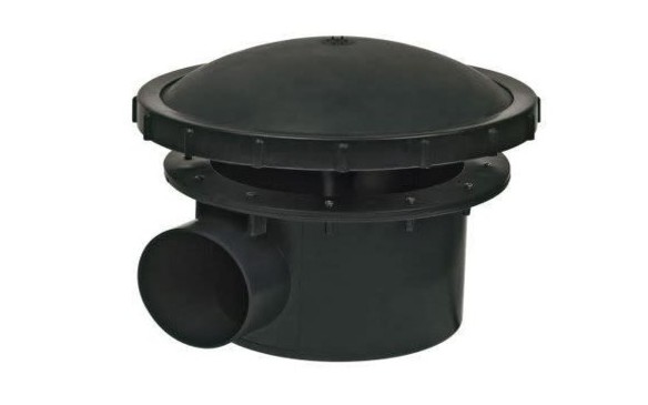 Bodemdrain compleet 110mm met beluchtingsdeksel (ZWARE MODEL )